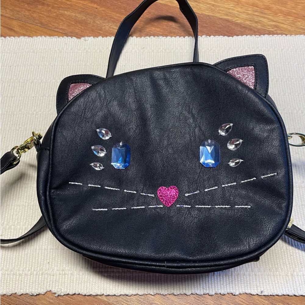 Betsey Johnson Cat Face Purse Gem